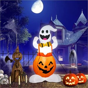 SdeNow 8-Foot Halloween Inflatables Ghost Decoration