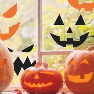 Pumpkin Faces Glow-in-the-Dark Peel-and-Stick Decals