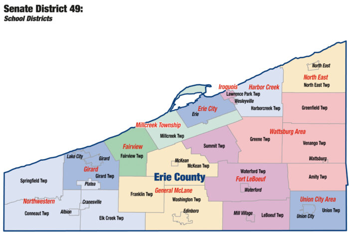 Erie County Map